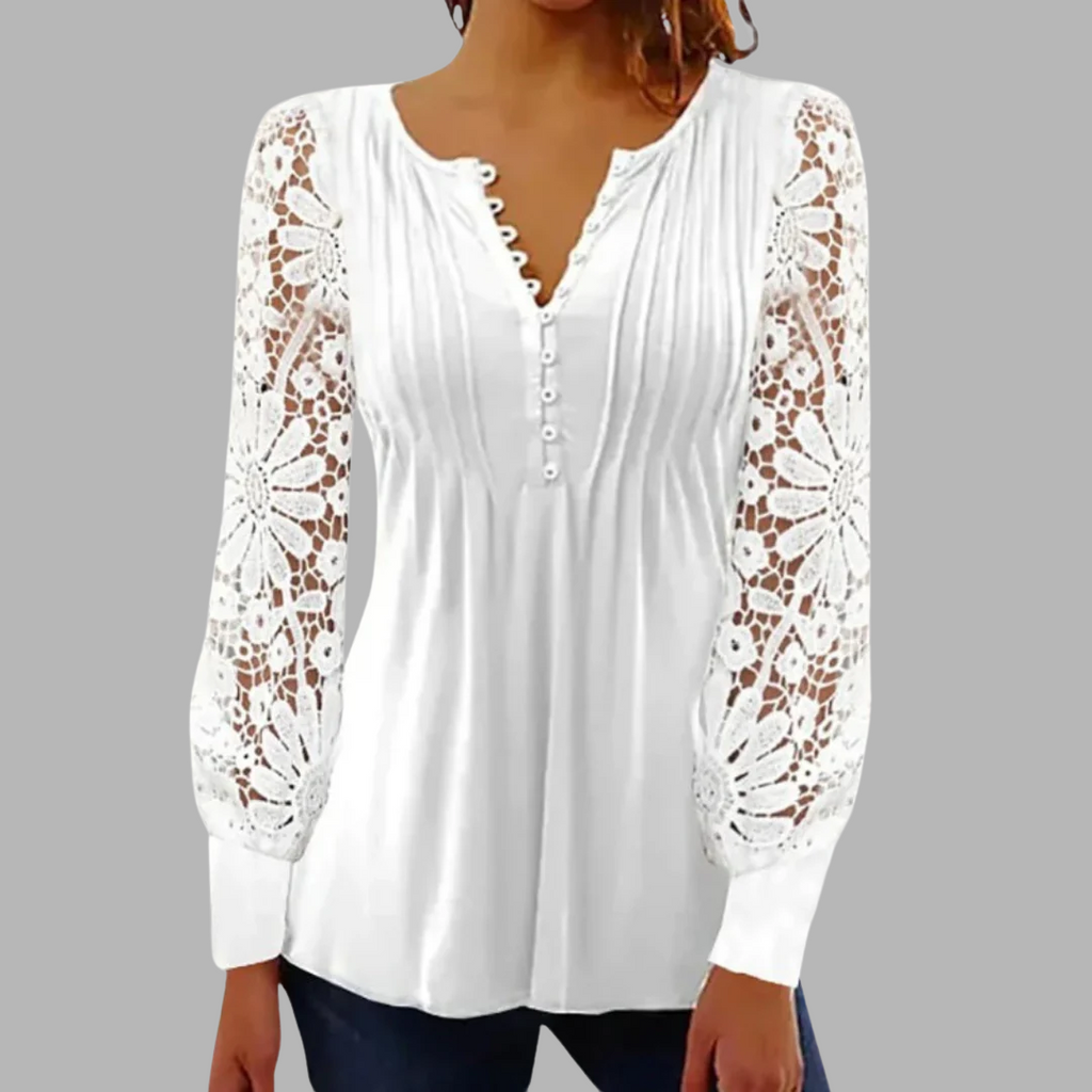 CLÉMENTINE | BLUSA SOFISTICADA DE MANGA LARGA