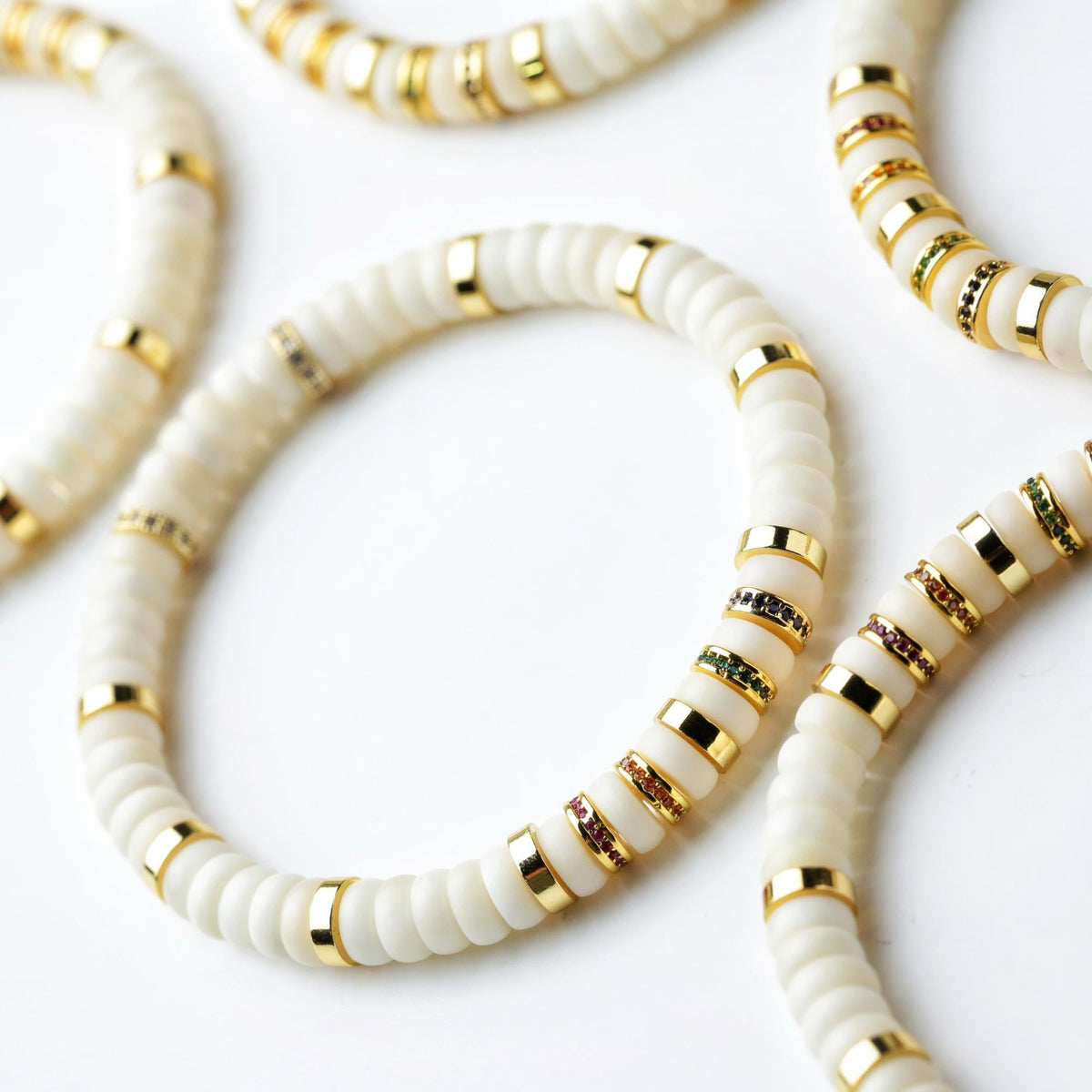 IVOIRINE | PULSERA BODHI ECOLOGICA BLANCA ORIGINAL
