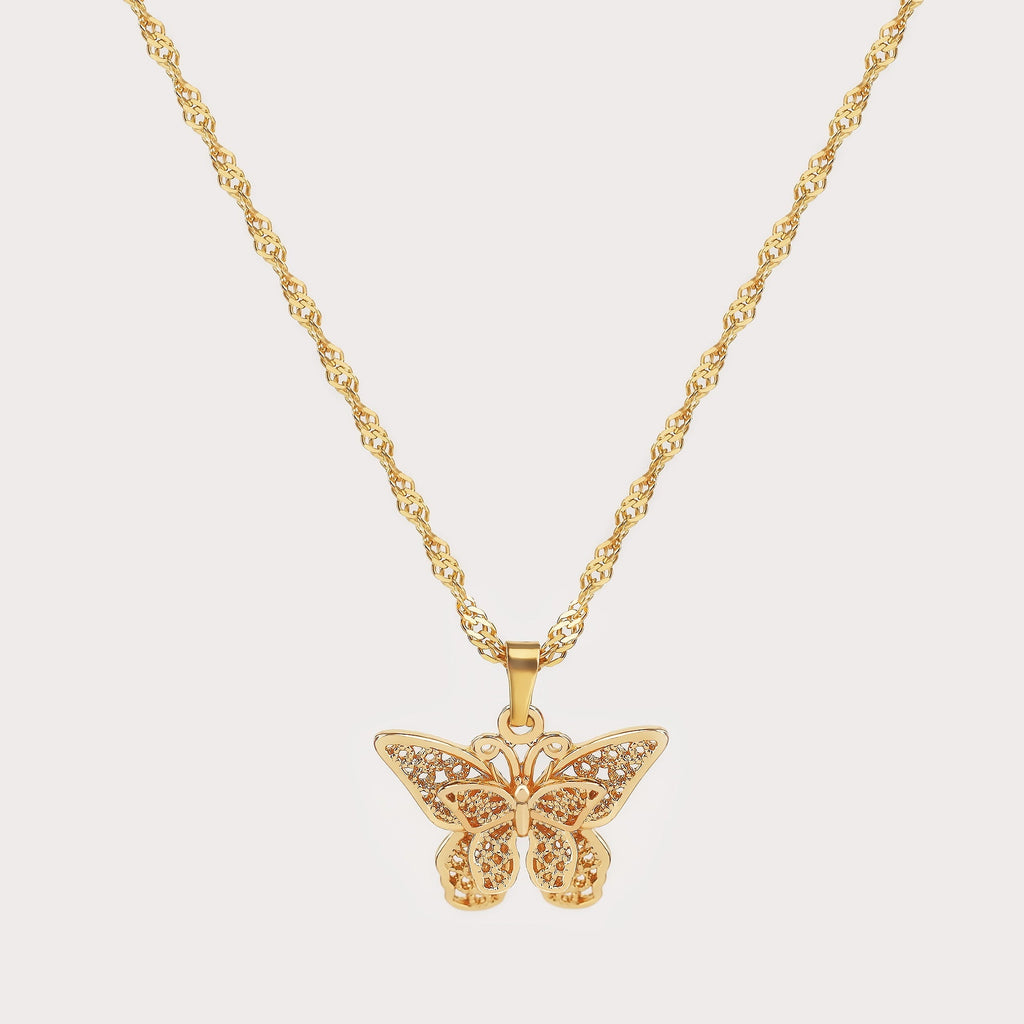 LUCIOLETTE | COLLAR CON COLGANTE DE MARIPOSA LUMINOSA