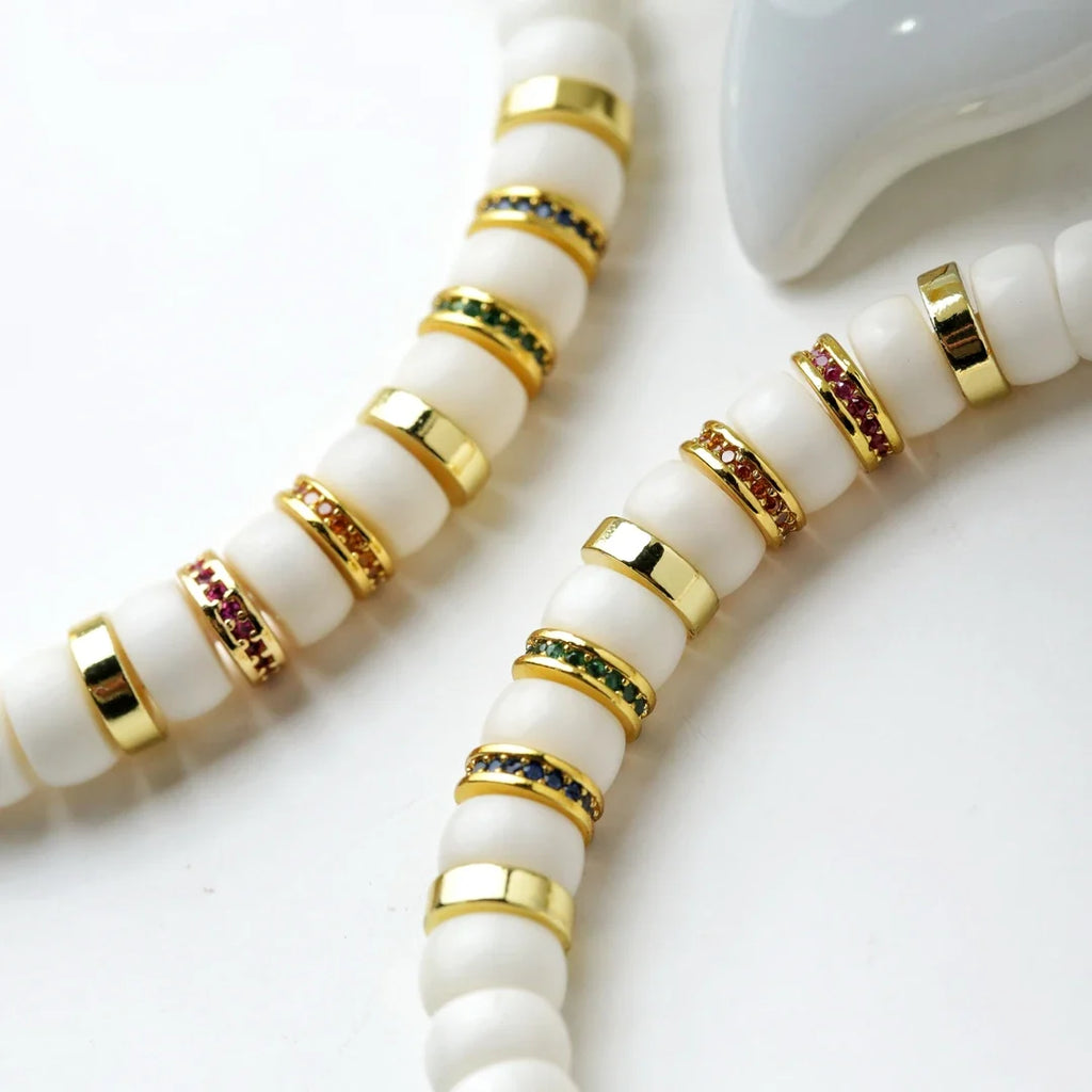 IVOIRINE | PULSERA BODHI ECOLOGICA BLANCA ORIGINAL