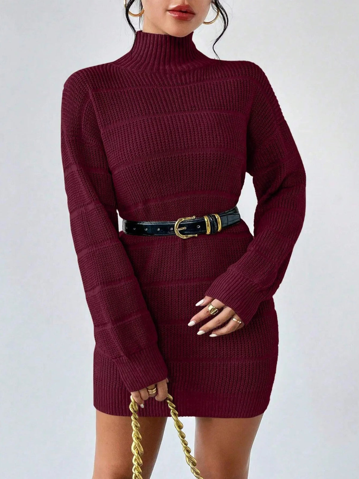 COLLERETTE | VESTIDO MINI DE CUELLO ALTO