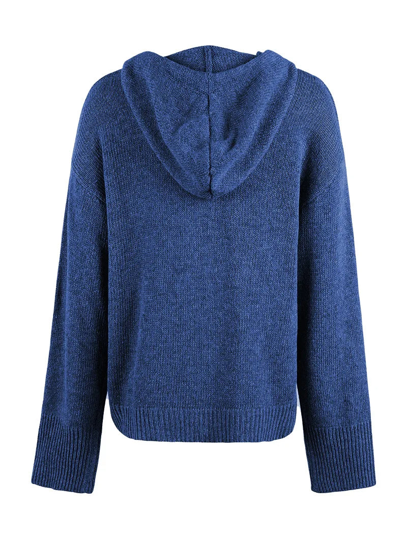 DIMANCHETTE | CARDIGAN CON CAPUCHA