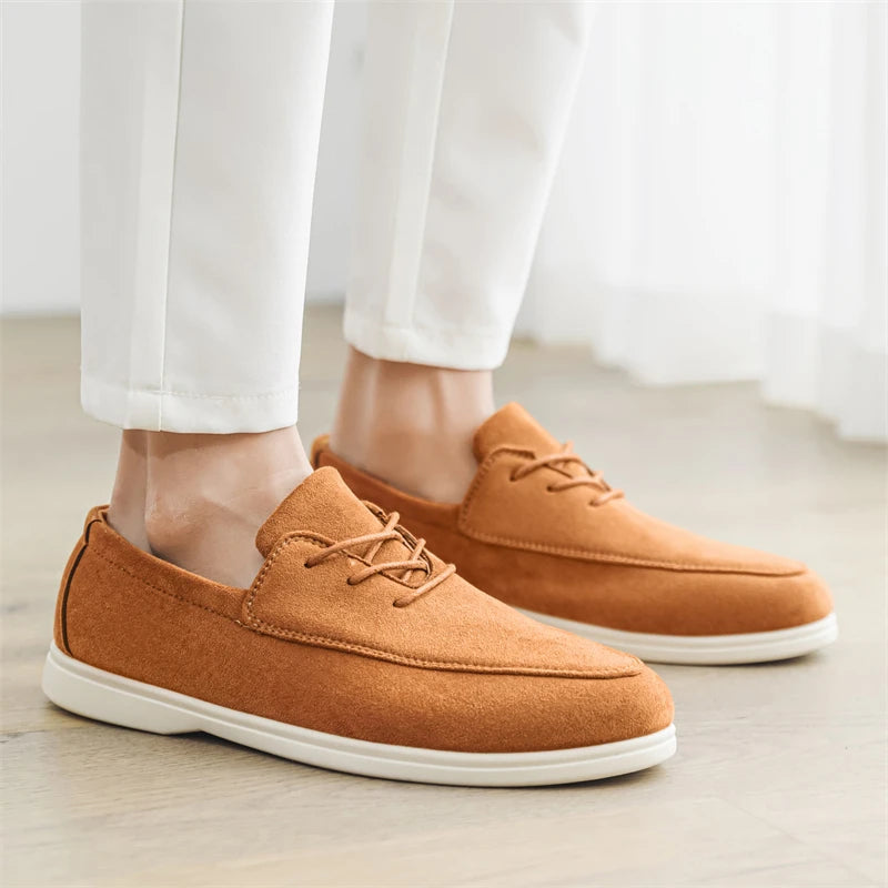 SAUVELIN | MOCASIN DE ANTE CON CORDONES