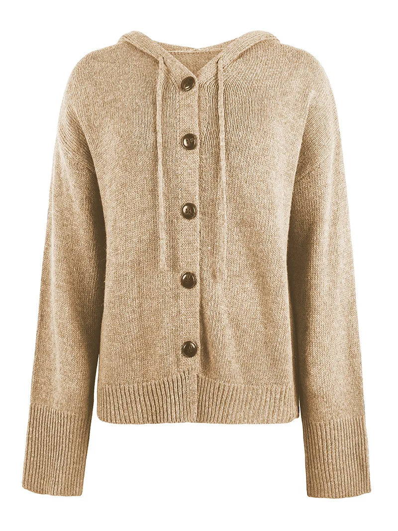DIMANCHETTE | CARDIGAN CON CAPUCHA