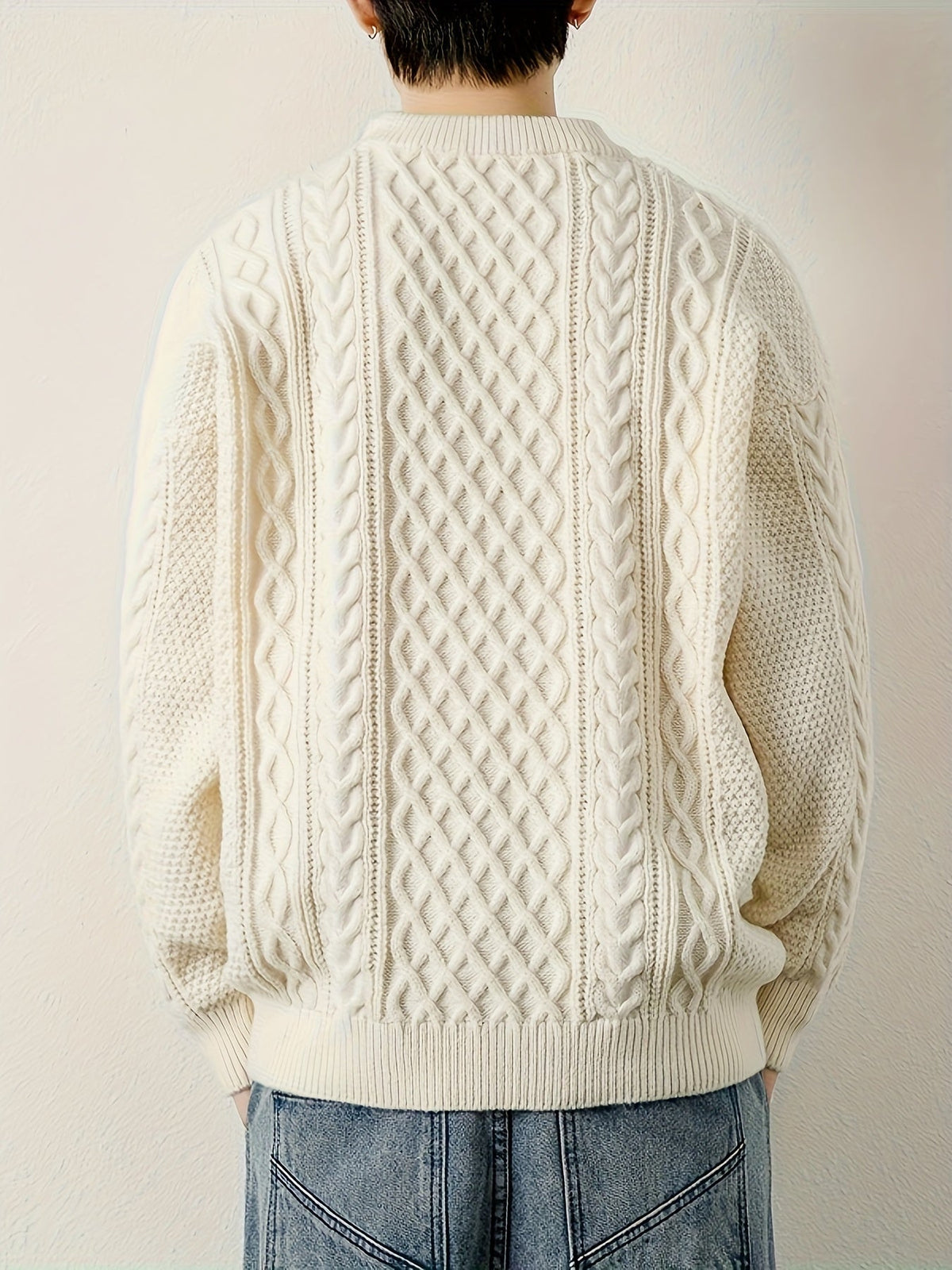 AUBEPINE | JERSEY DE PUNTO TRENZADO