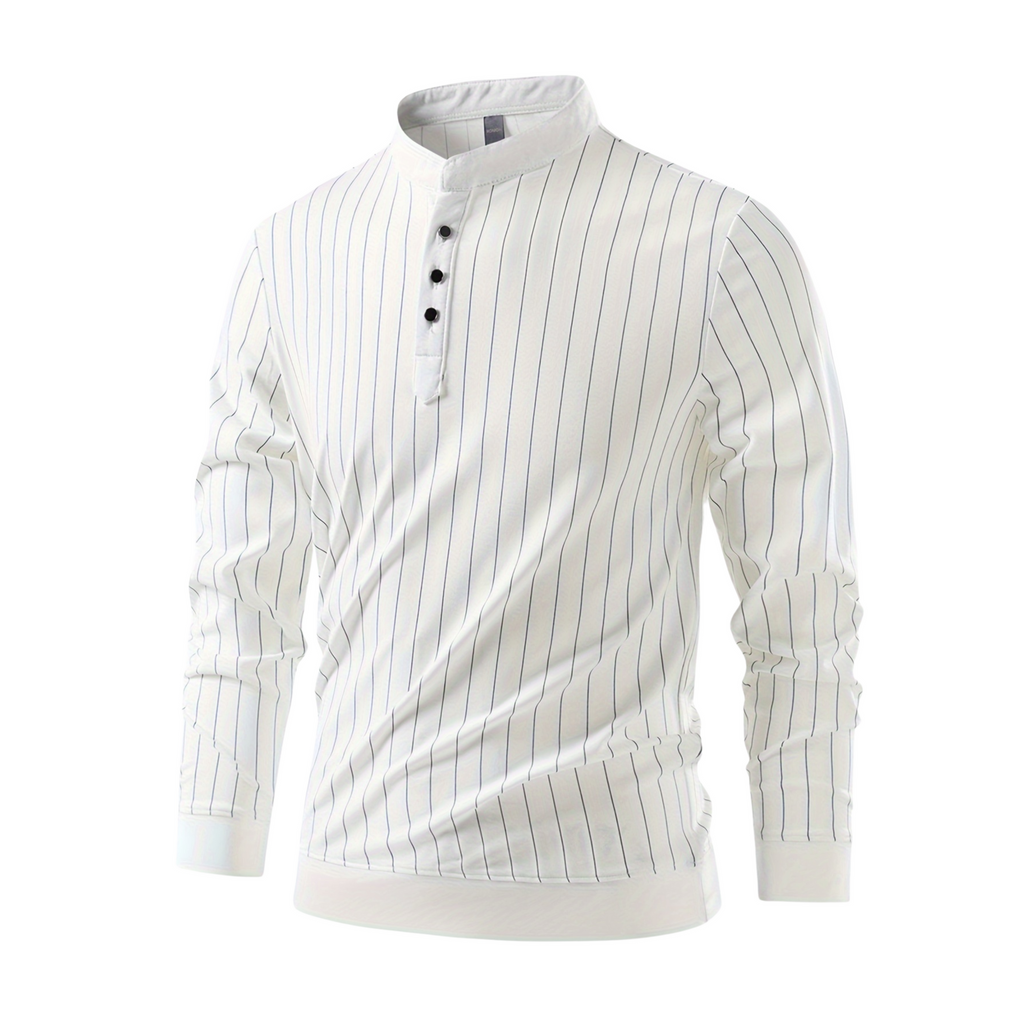 TALLEYRAND | CAMISA DE RAYA DIPLOMATICA CON CUELLO MAO