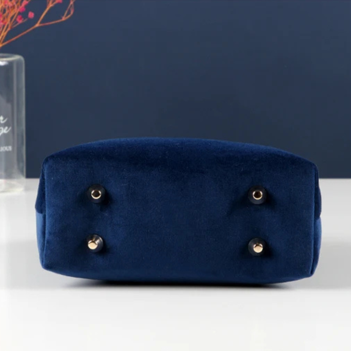 DUCHESSINE | CLUTCH DE TERCIOPELO CON CIERRE KISS-LOCK