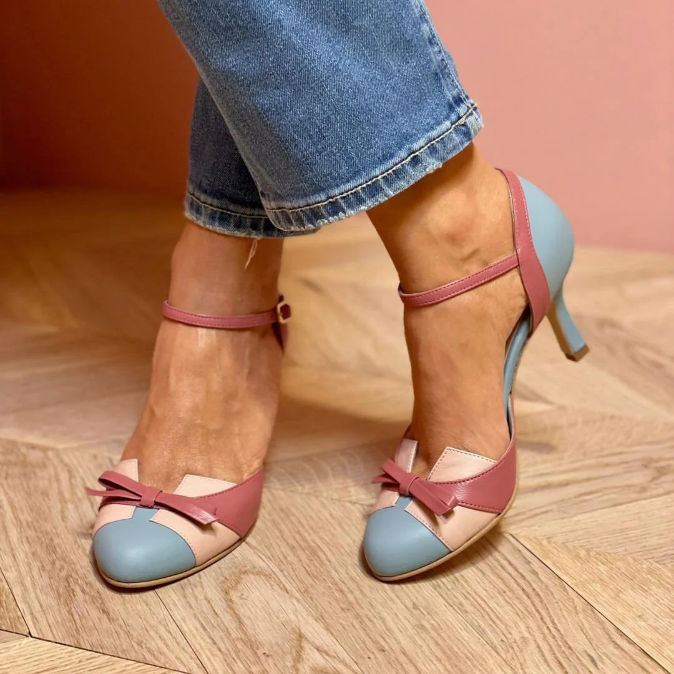 Sandalias ortopédicas vintage elegantes