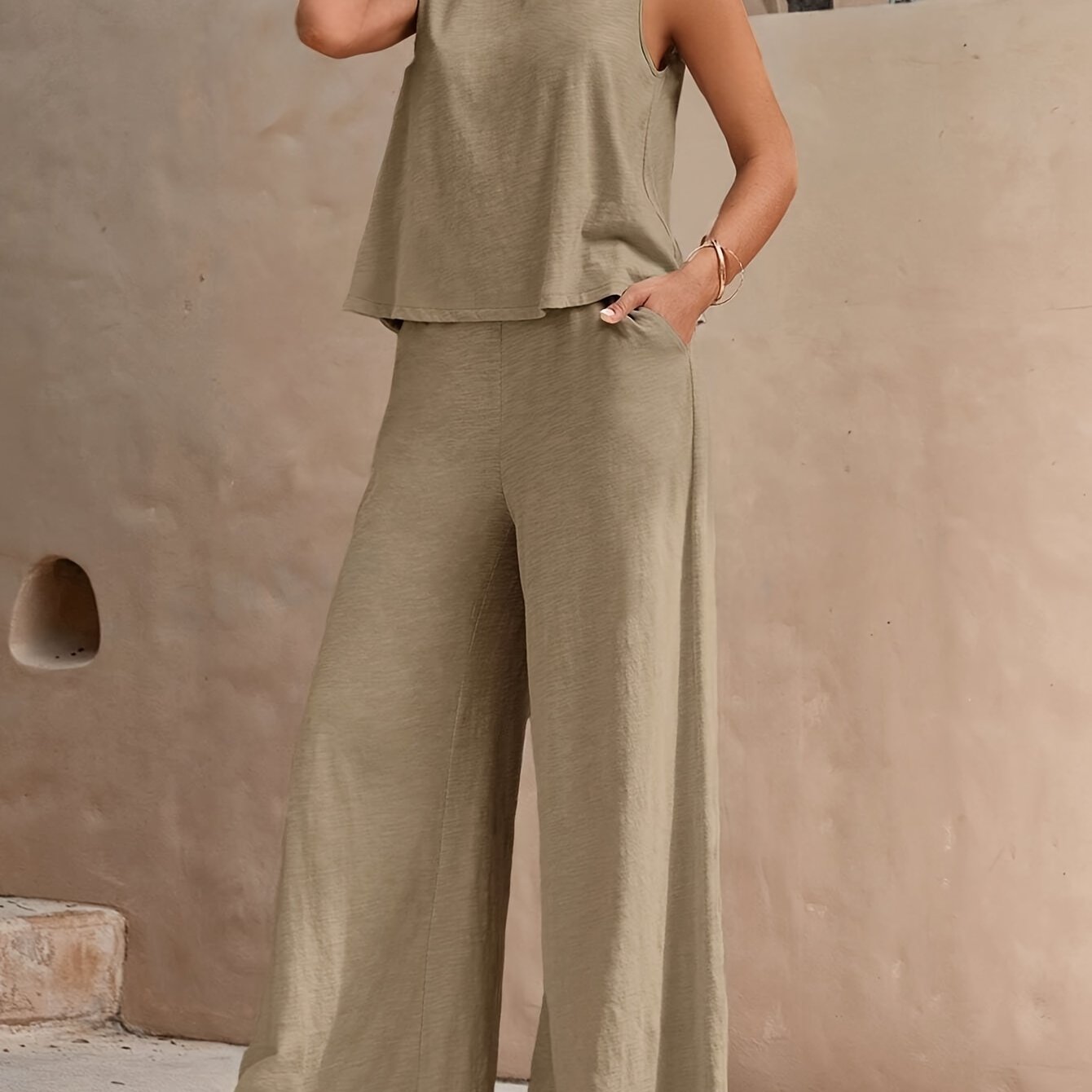Cómodo conjunto de dos piezas