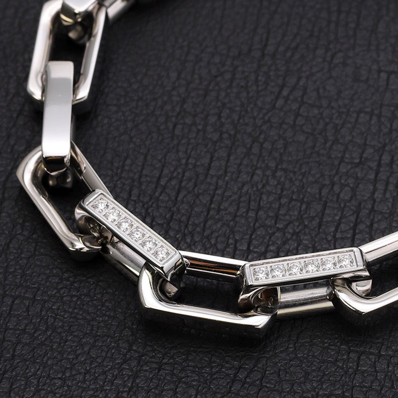 CARRATINE | PULSERA CUADRADA DE ZIRCON