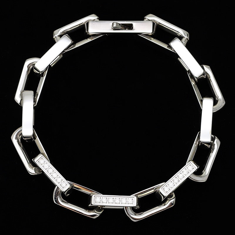 CARRATINE | PULSERA CUADRADA DE ZIRCON