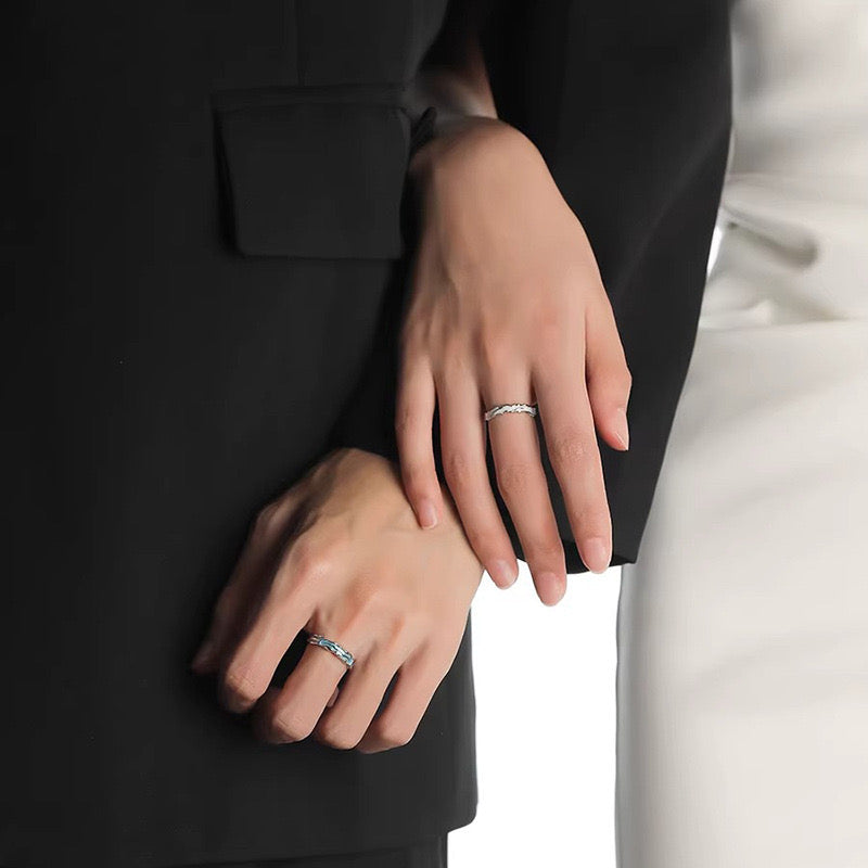 DUOARGENT | ANILLO DE PAREJA EN PLATA 925