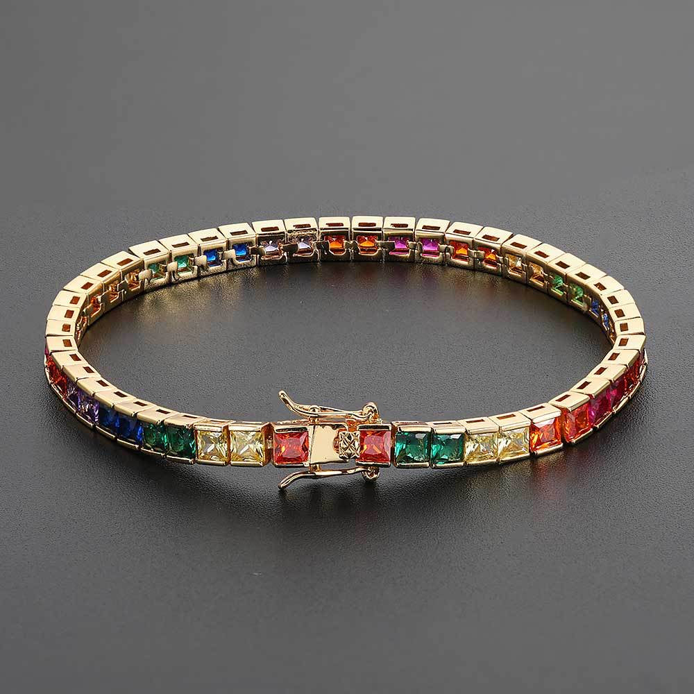 JOYARCOIRIS | PULSERA TENNIS DE ZIRCONIA DE COLORES