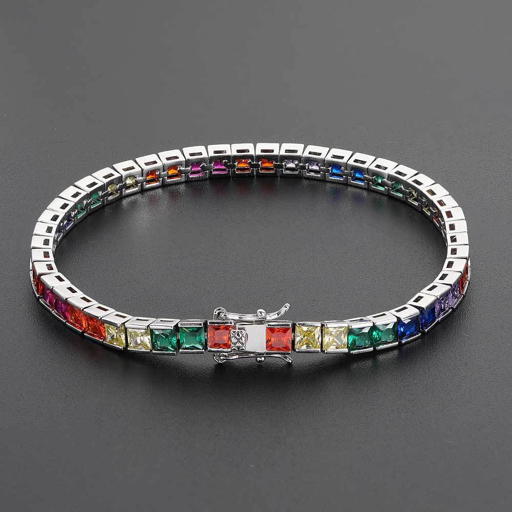 JOYARCOIRIS | PULSERA TENNIS DE ZIRCONIA DE COLORES