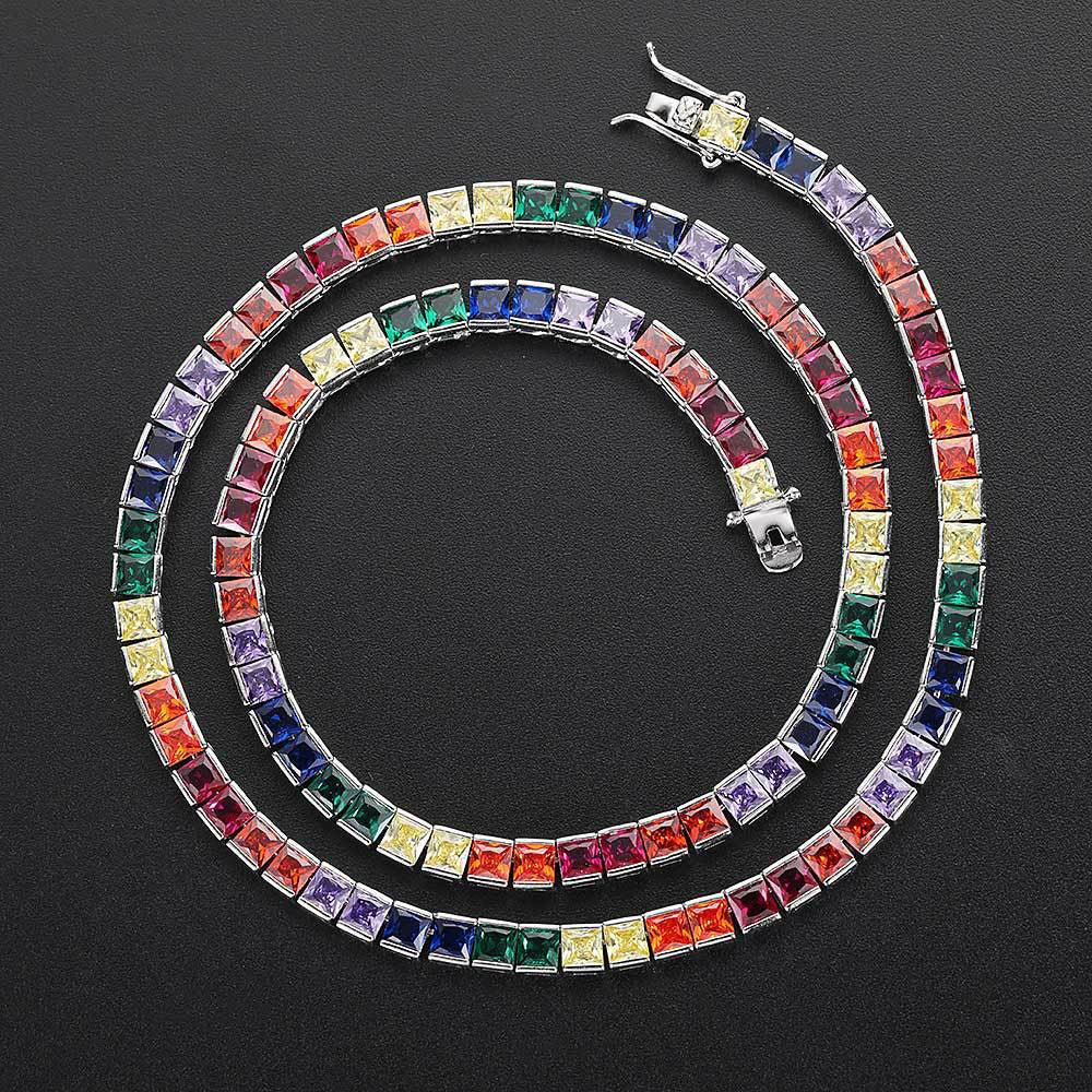 JOYARCOIRIS | PULSERA TENNIS DE ZIRCONIA DE COLORES