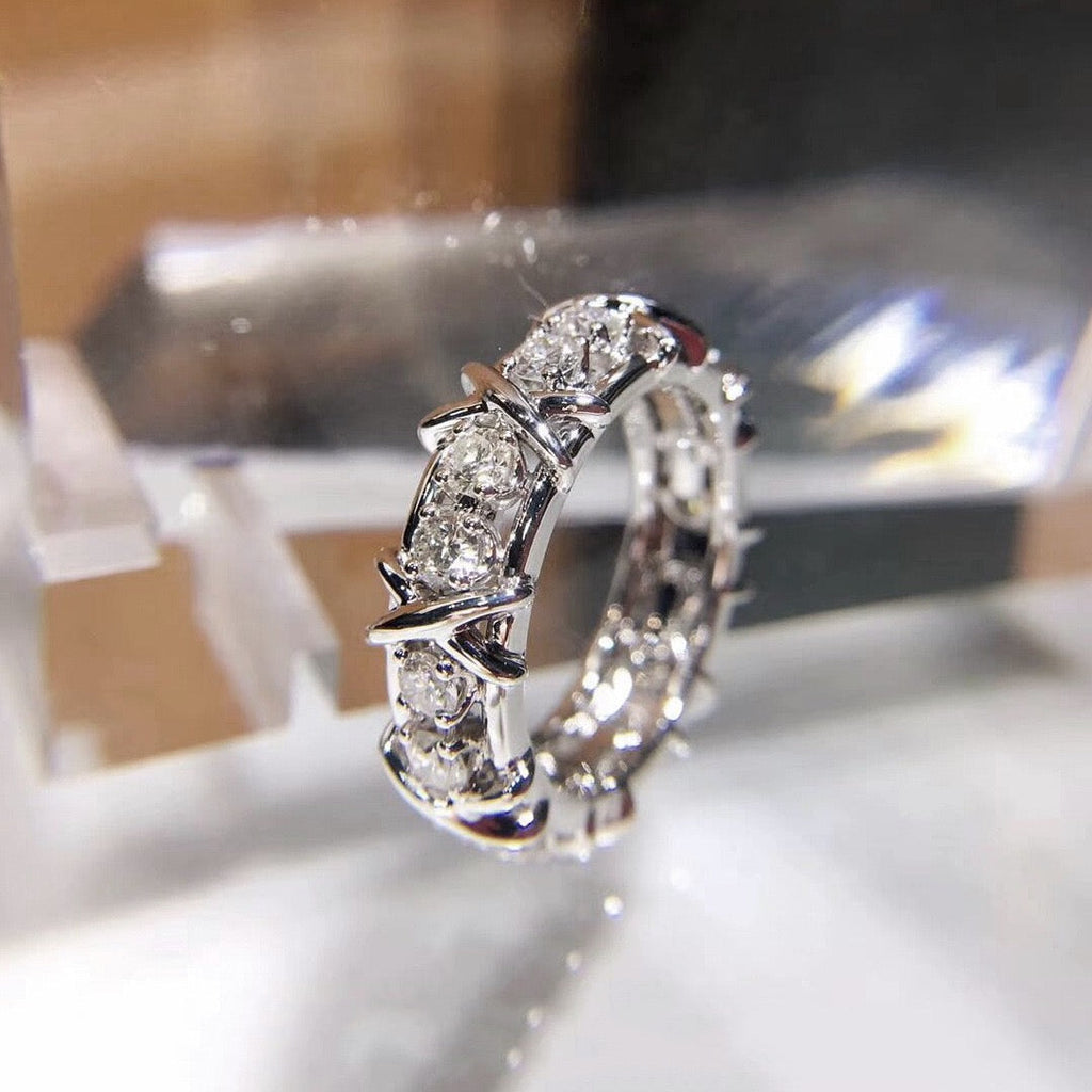 FACETINE | ANILLO DE ZIRCON CORTE REDONDO