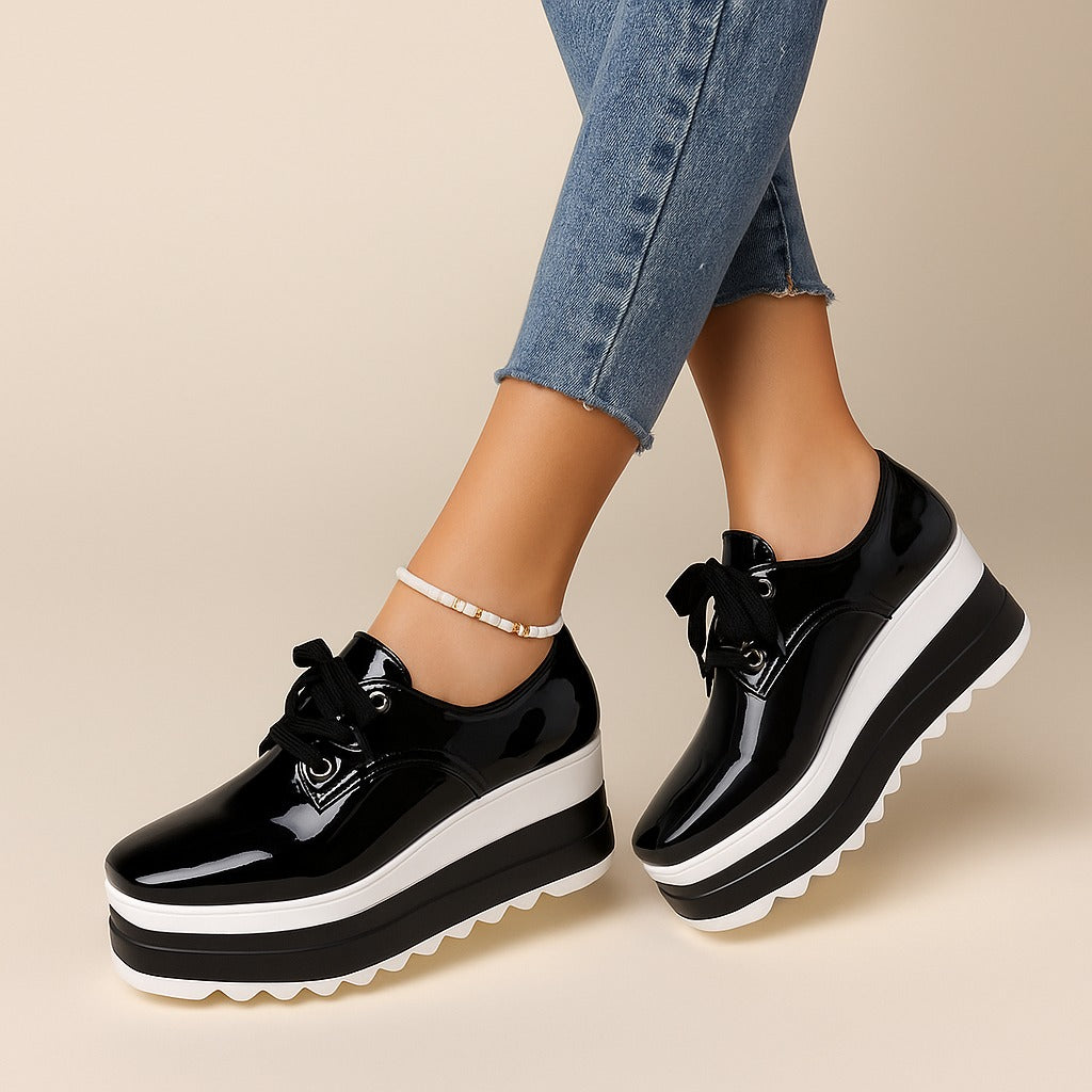 Zapatillas con plataforma acolchadas