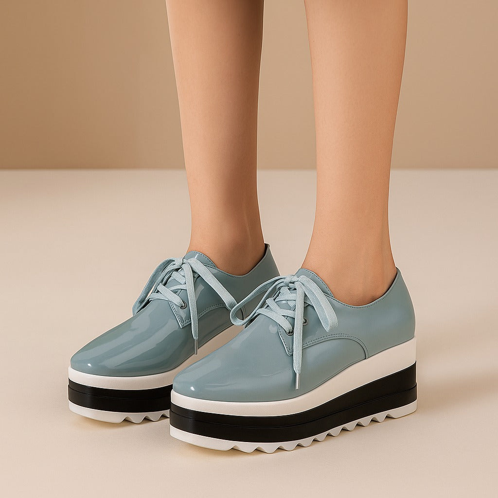 Zapatillas con plataforma acolchadas