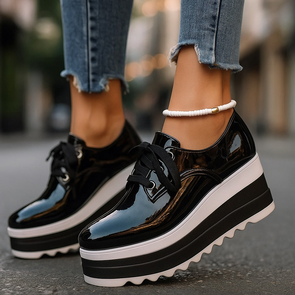 Zapatillas con plataforma acolchadas