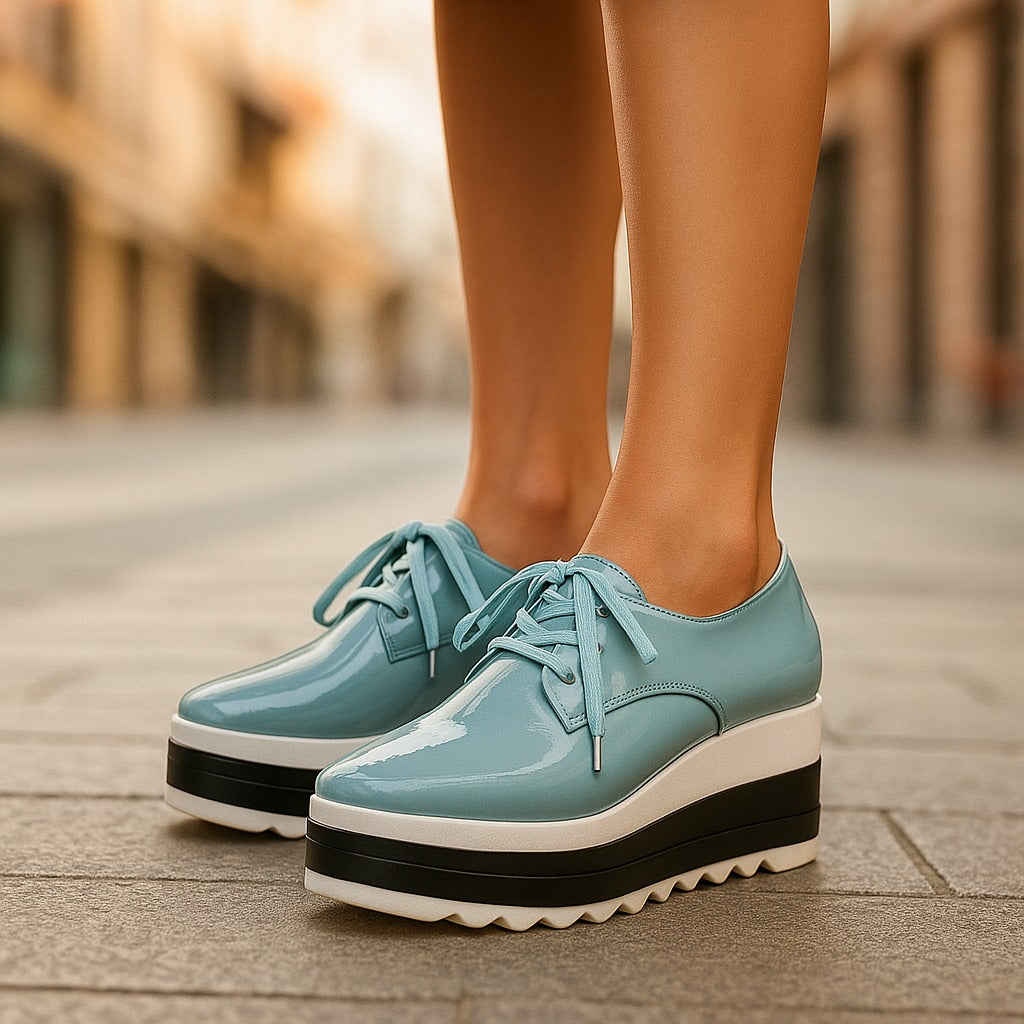 Zapatillas con plataforma acolchadas