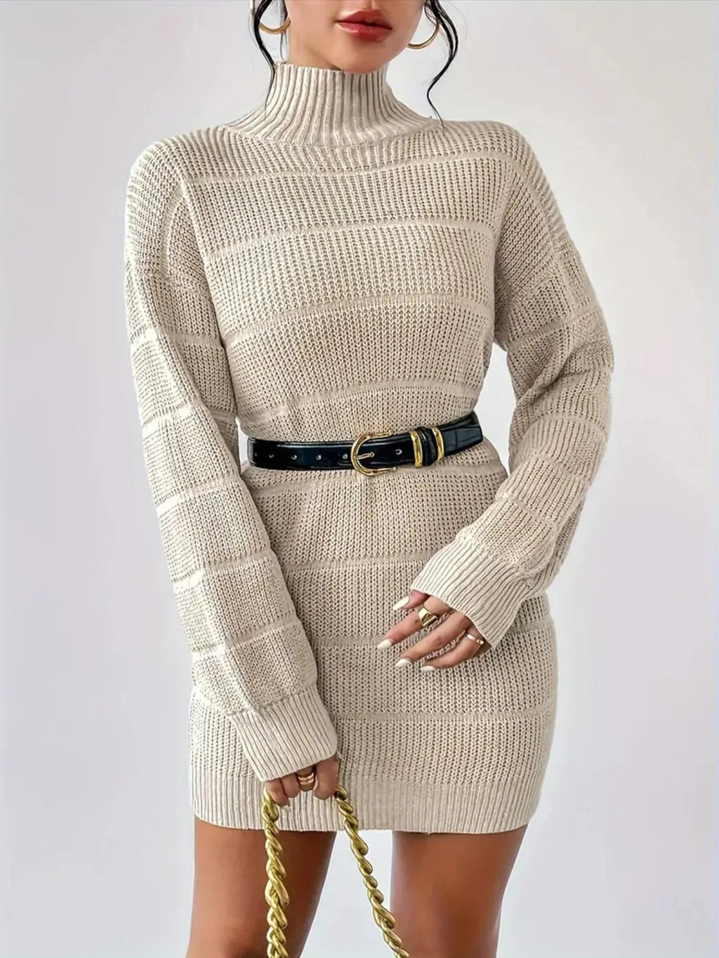 COLLERETTE | VESTIDO MINI DE CUELLO ALTO