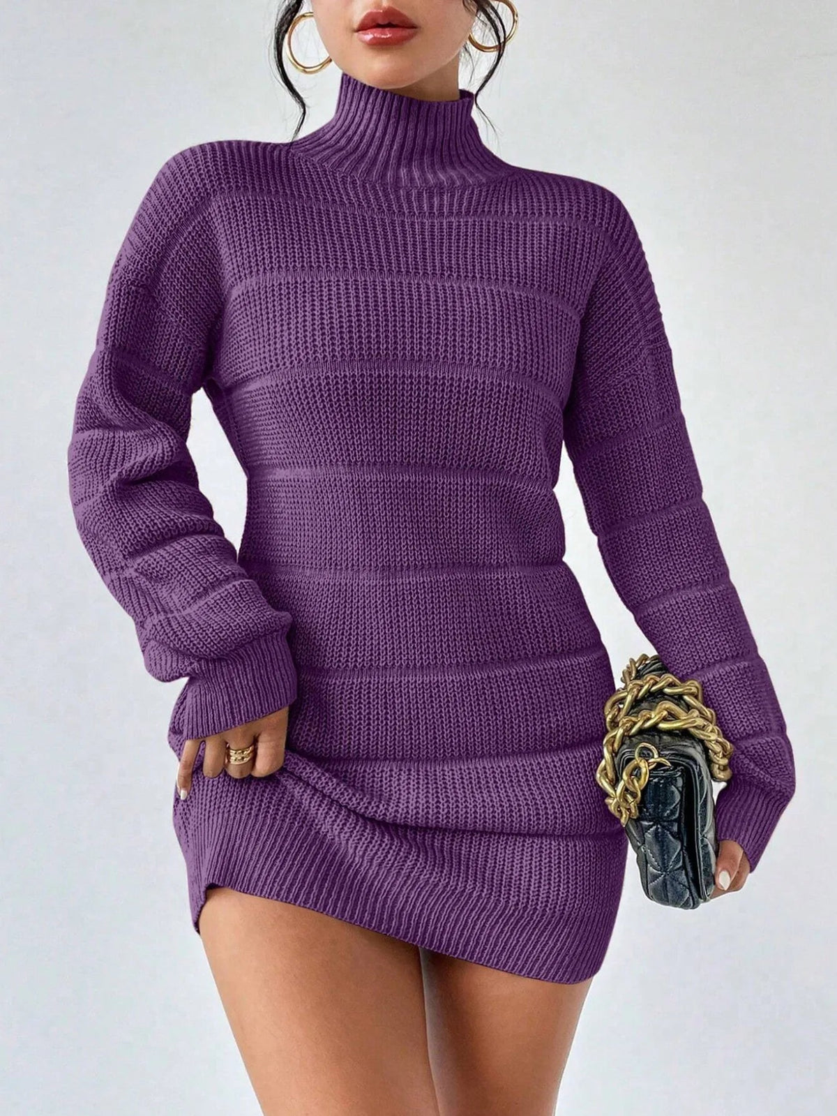 COLLERETTE | VESTIDO MINI DE CUELLO ALTO