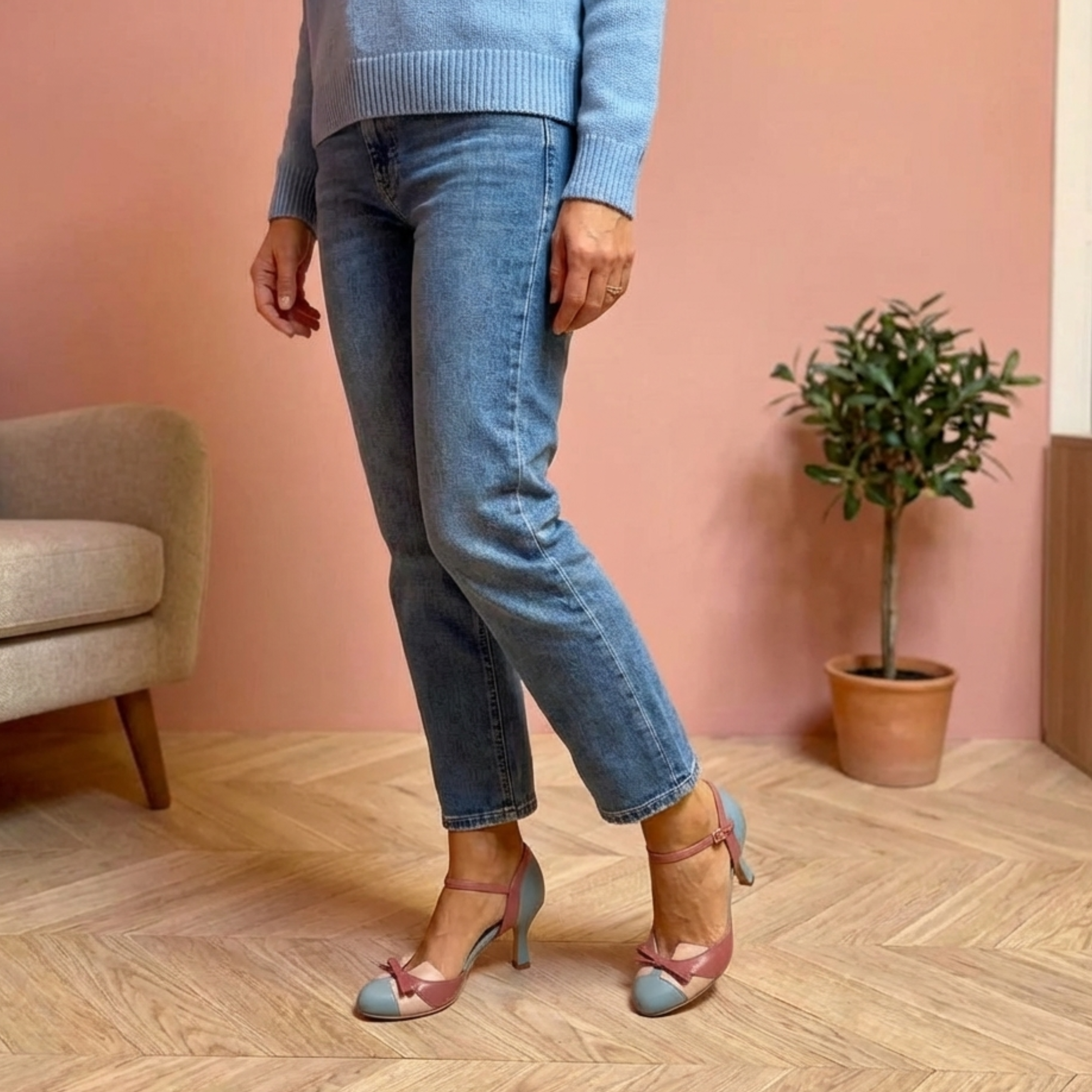 Sandalias ortopédicas vintage elegantes