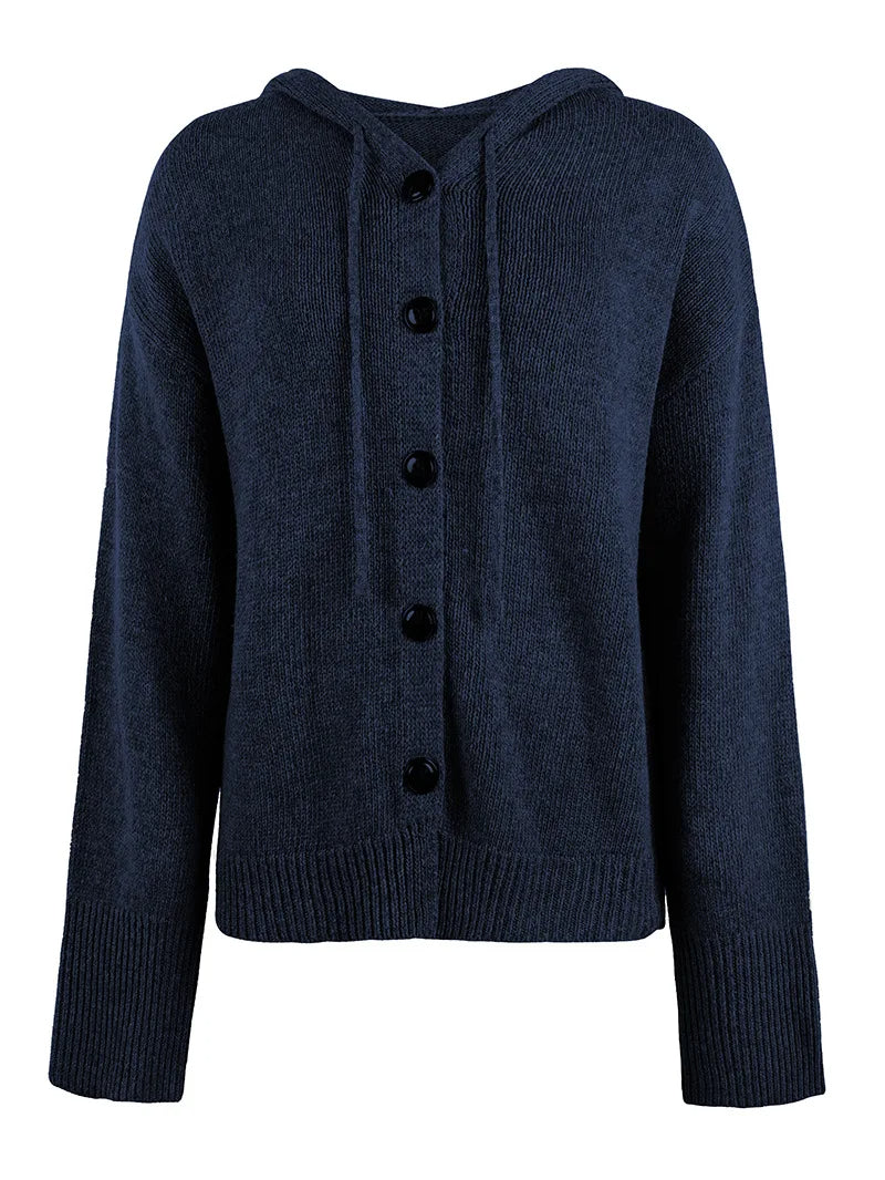 DIMANCHETTE | CARDIGAN CON CAPUCHA