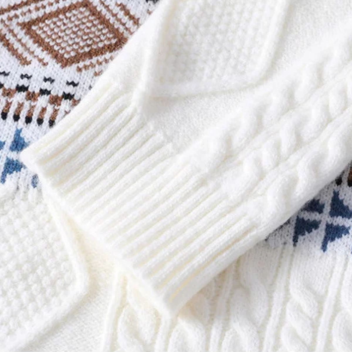 TORSADELLE | PULLOVER DE PUNTO TRENZADO