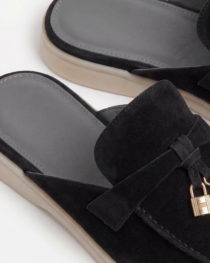 Mules de Ante Riviera - Negro