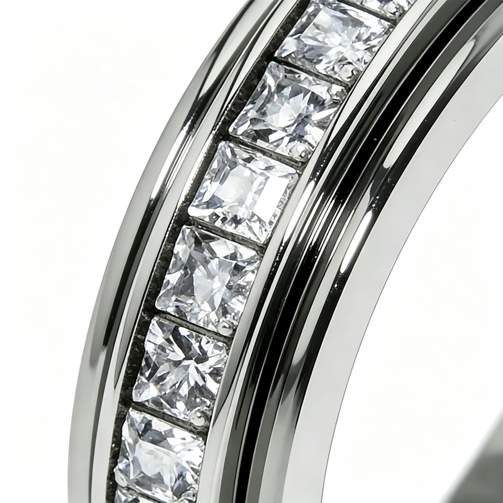 SPINORE | ANILLO FIDGET GIRATORIO DE ACERO TITANIO