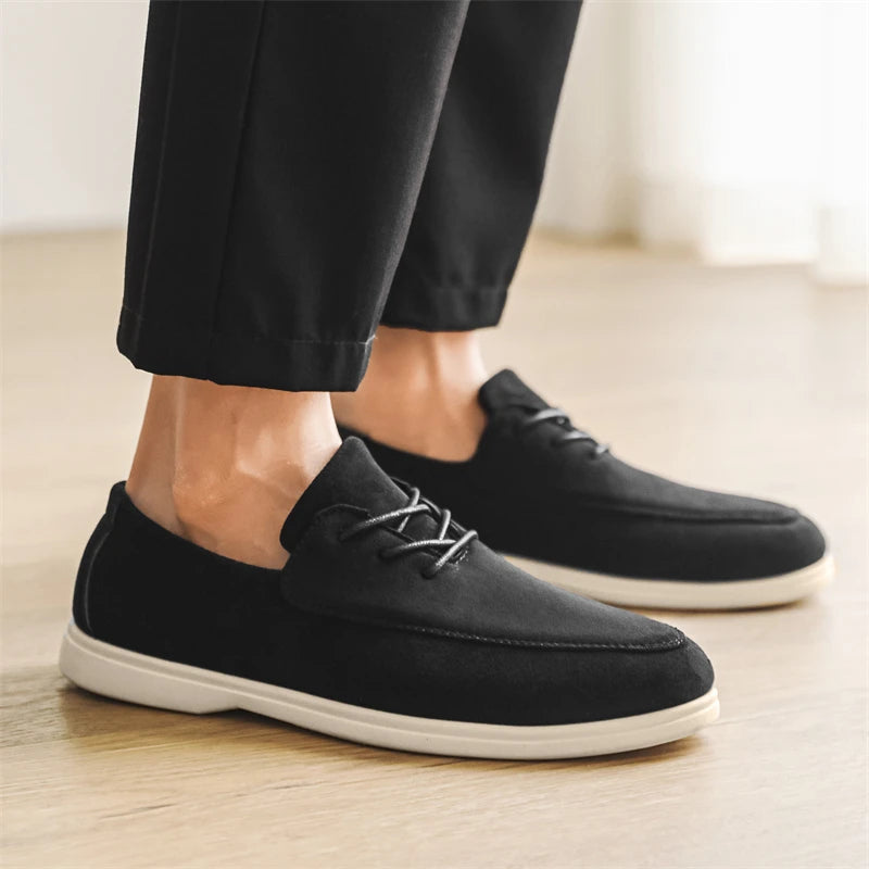 SAUVELIN | MOCASIN DE ANTE CON CORDONES