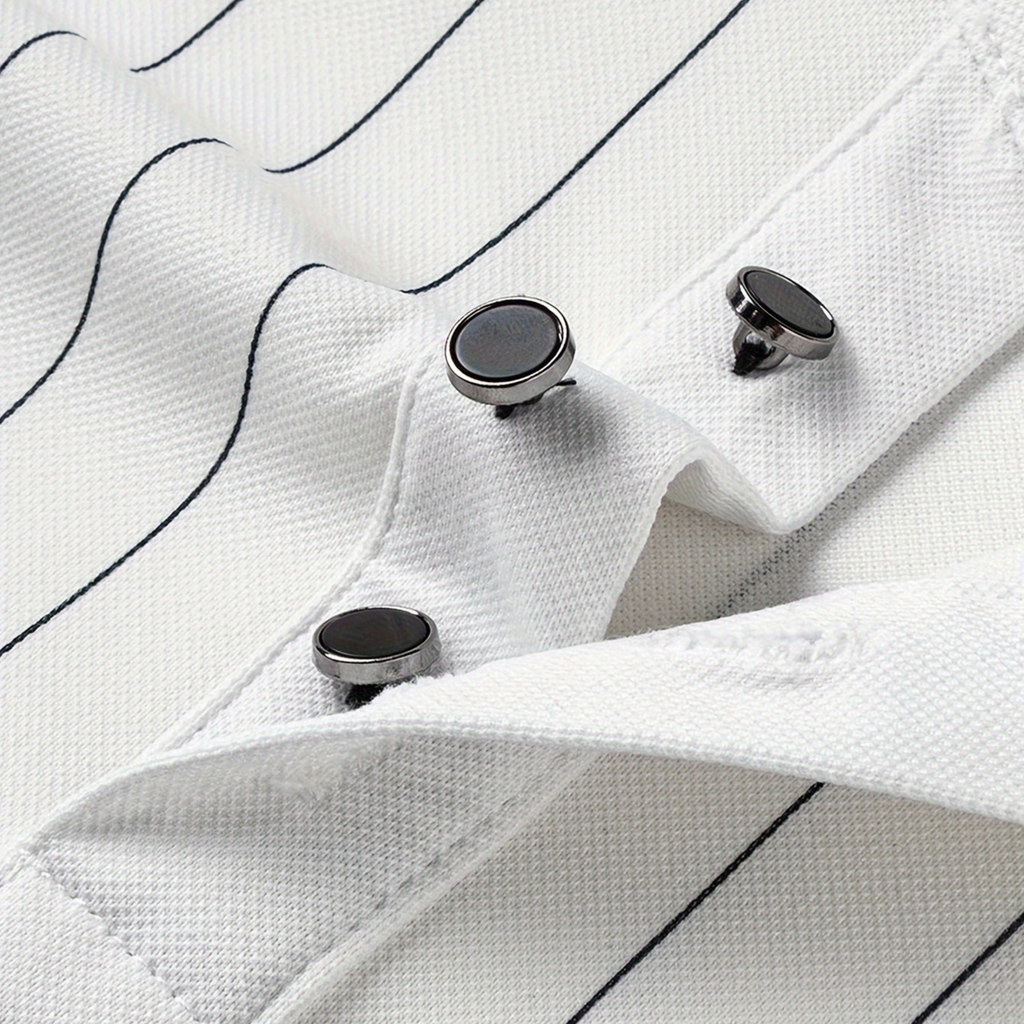 TALLEYRAND | CAMISA DE RAYA DIPLOMATICA CON CUELLO MAO