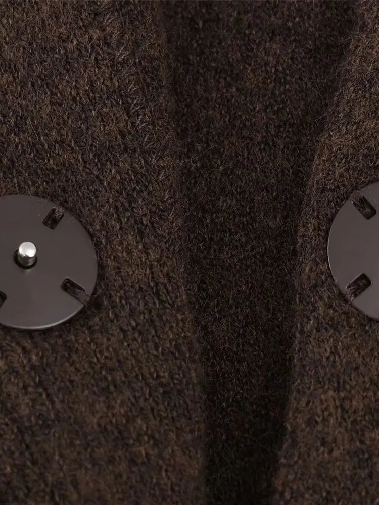GARNITURFUR | CHAQUETA CON RIBETE DE PIEL