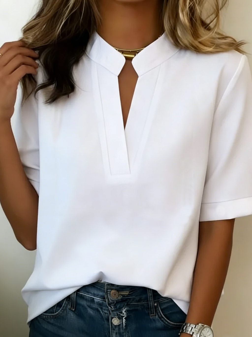 VIOLETTE | BLUSA CHIC DE CUELLO EN V
