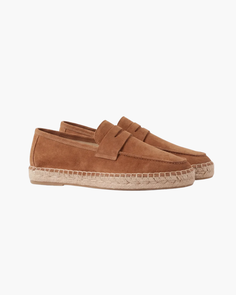 Mules de Ante Azzurra - Marrón claro
