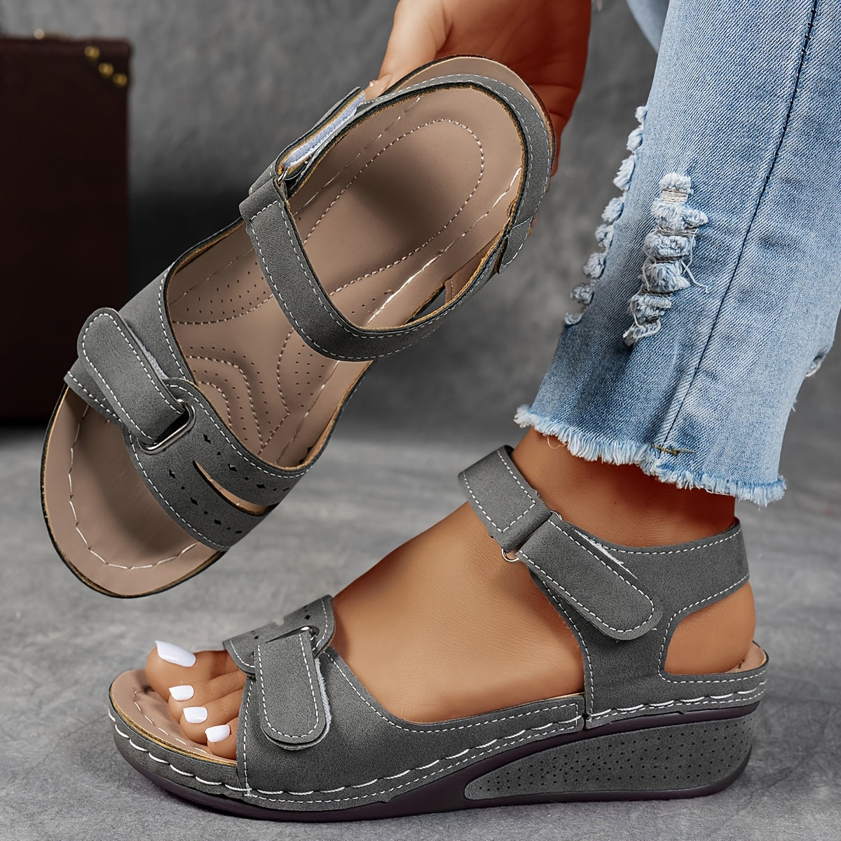 Sandalias ortopédicas confort Élise