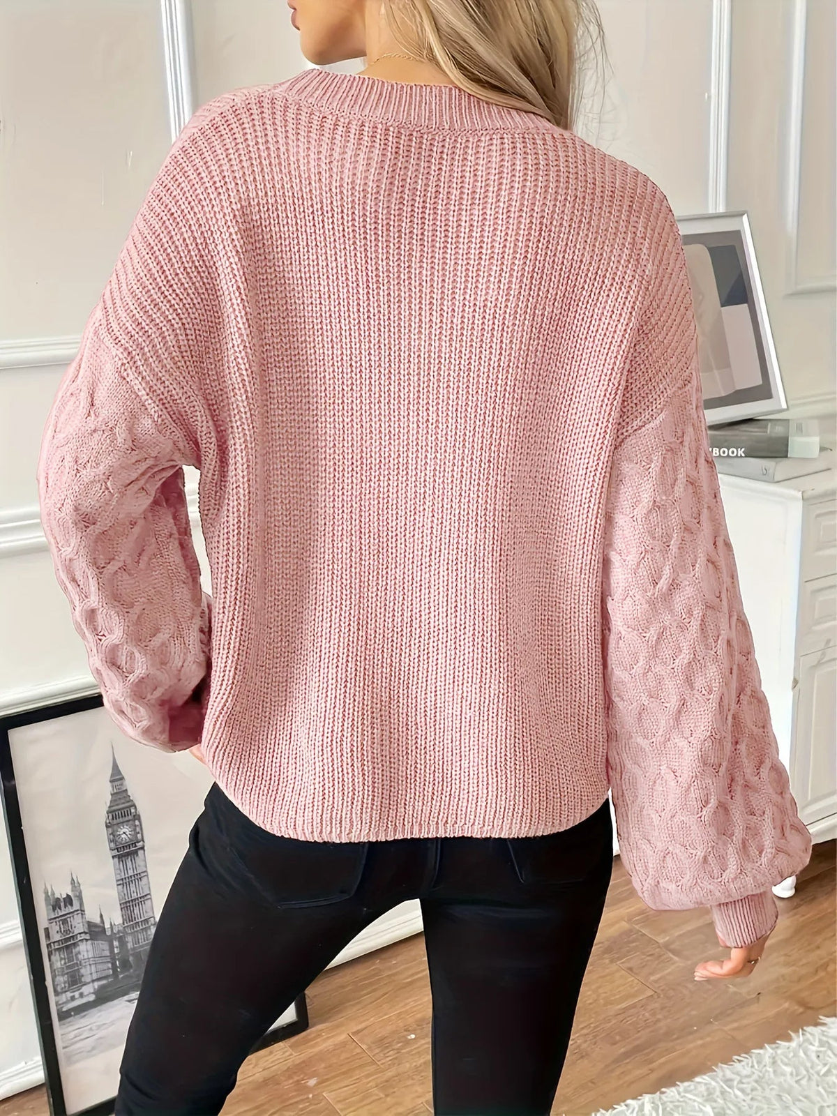 LOSANGELLE | PULLOVER DE PUNTO CON ROMBOS