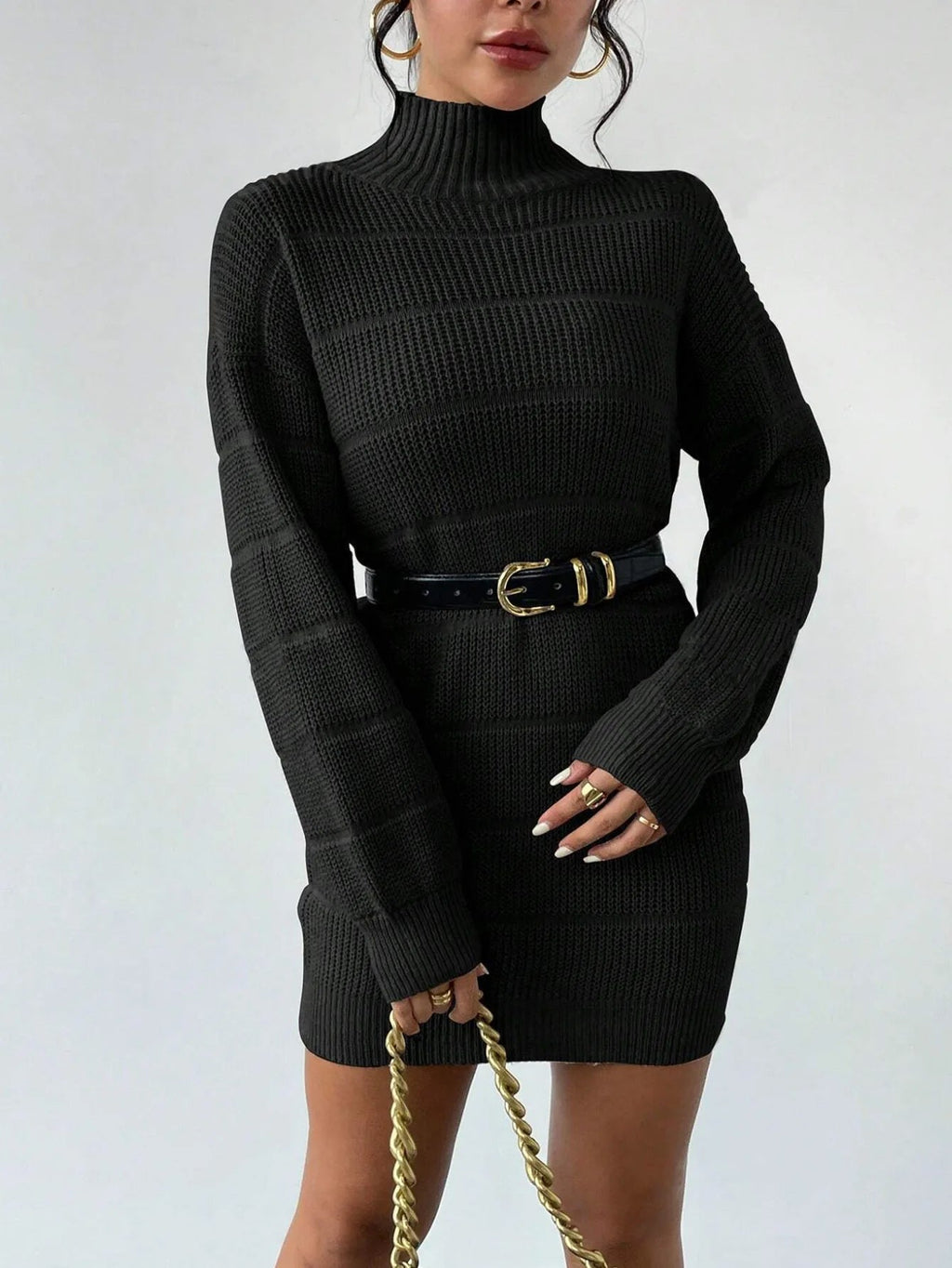 COLLERETTE | VESTIDO MINI DE CUELLO ALTO