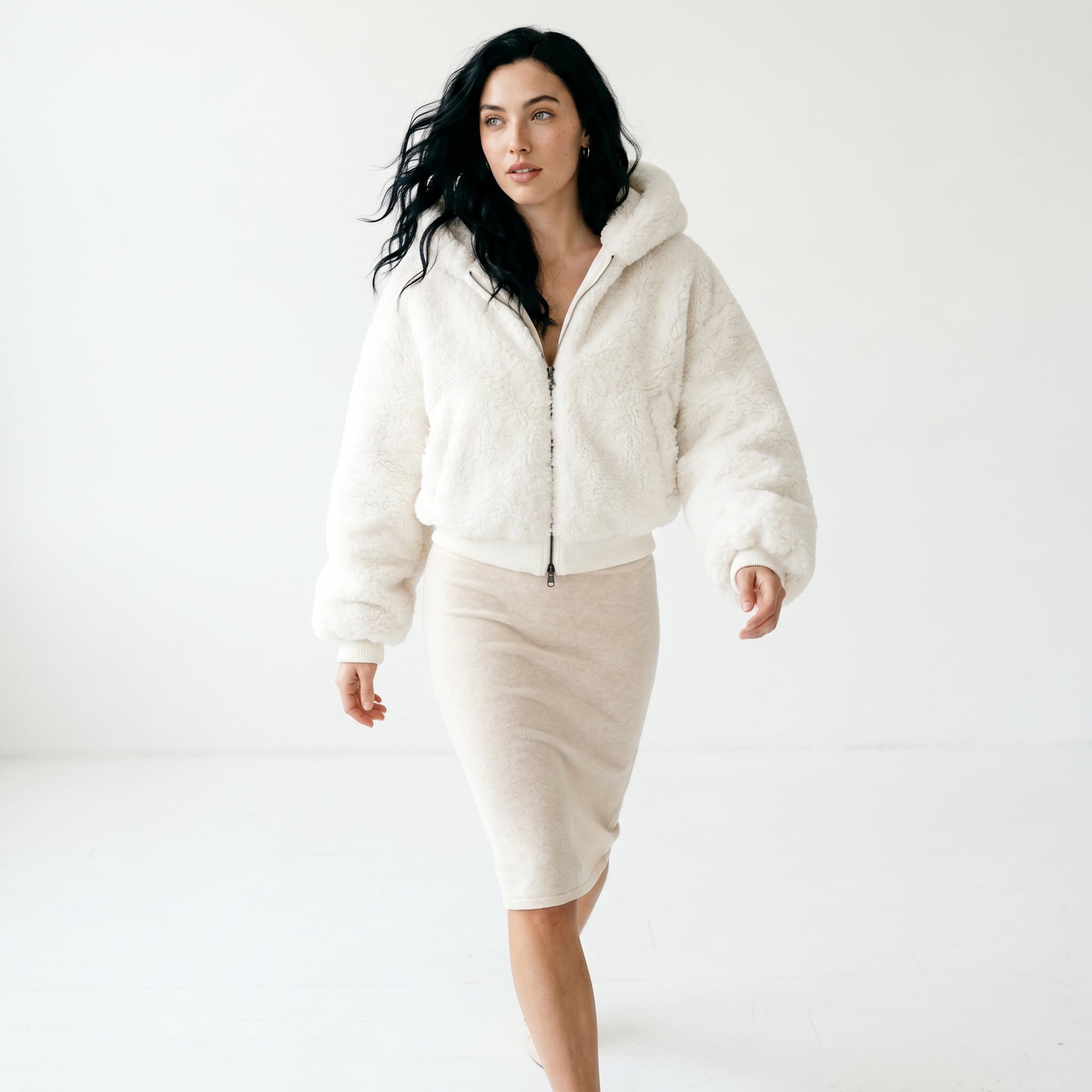 Chaqueta teddy fluffy