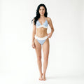 Set Bikini Azul Bicolor Adorable