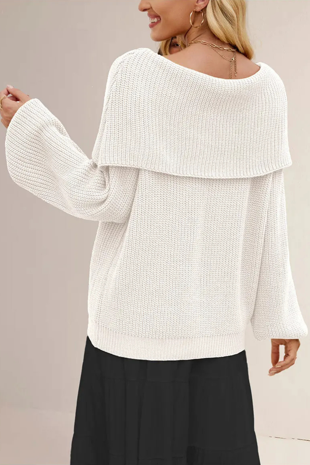 BARDOTINE | PULLOVER DE PUNTO OFF-SHOULDER