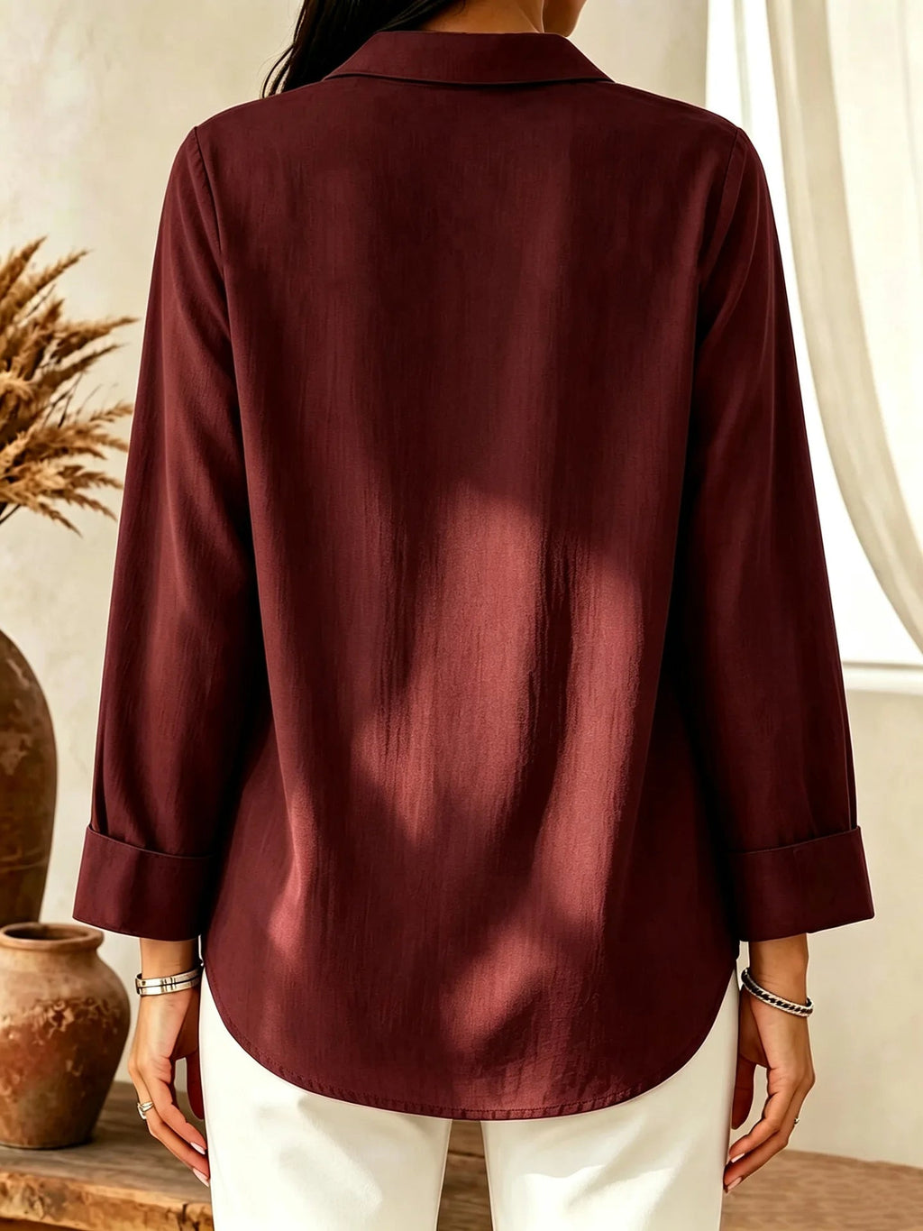 CHALINE | BLUSA CON CUELLO CHAL