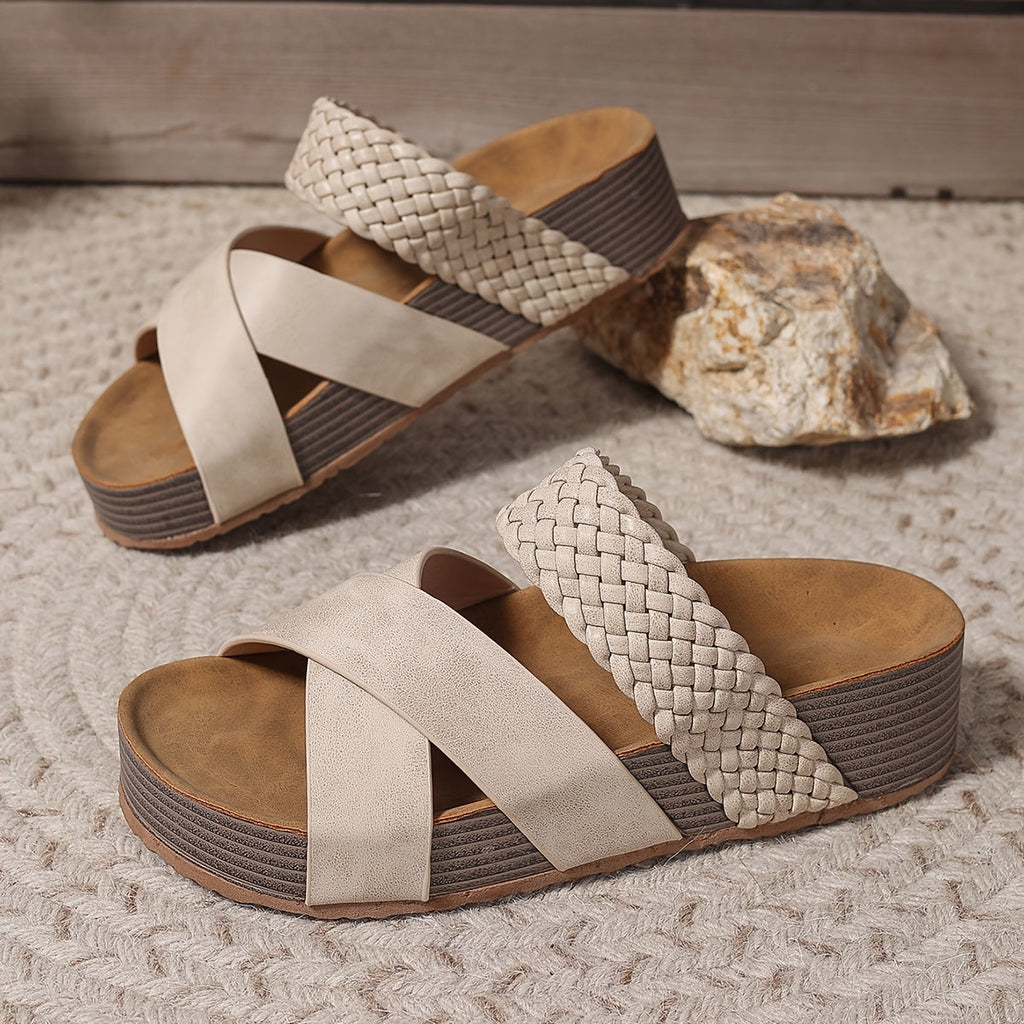 Nicole | Sandalias Ortopédicas de Cuero Premium