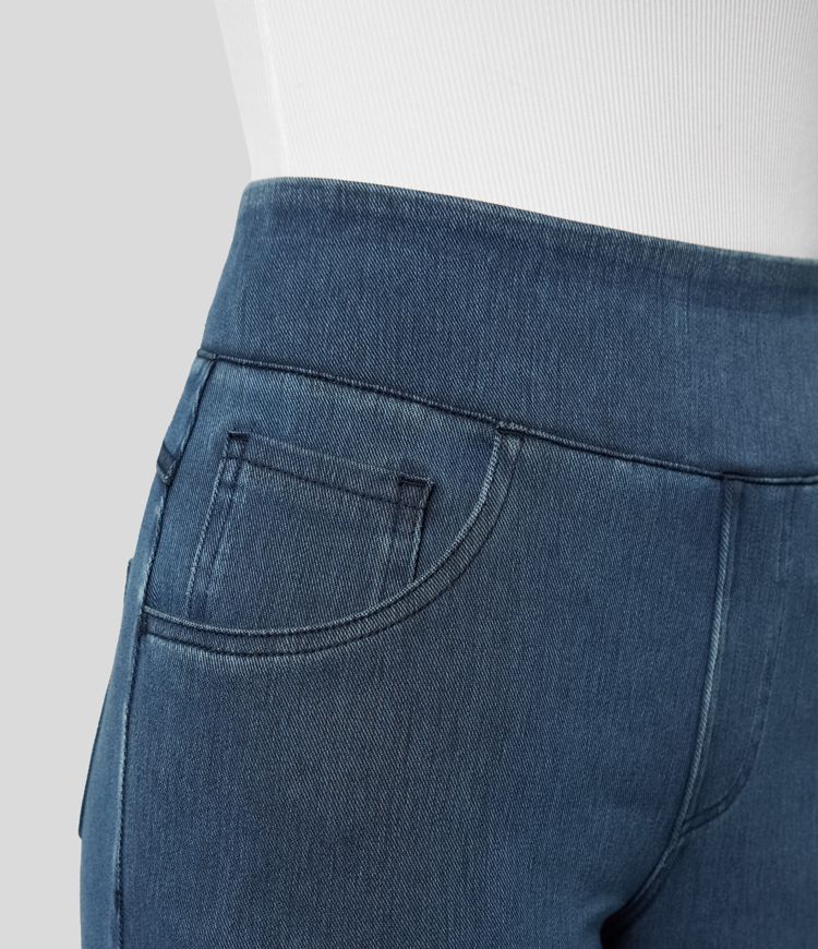 Pantalones cómodos, de cintura alta y elásticos