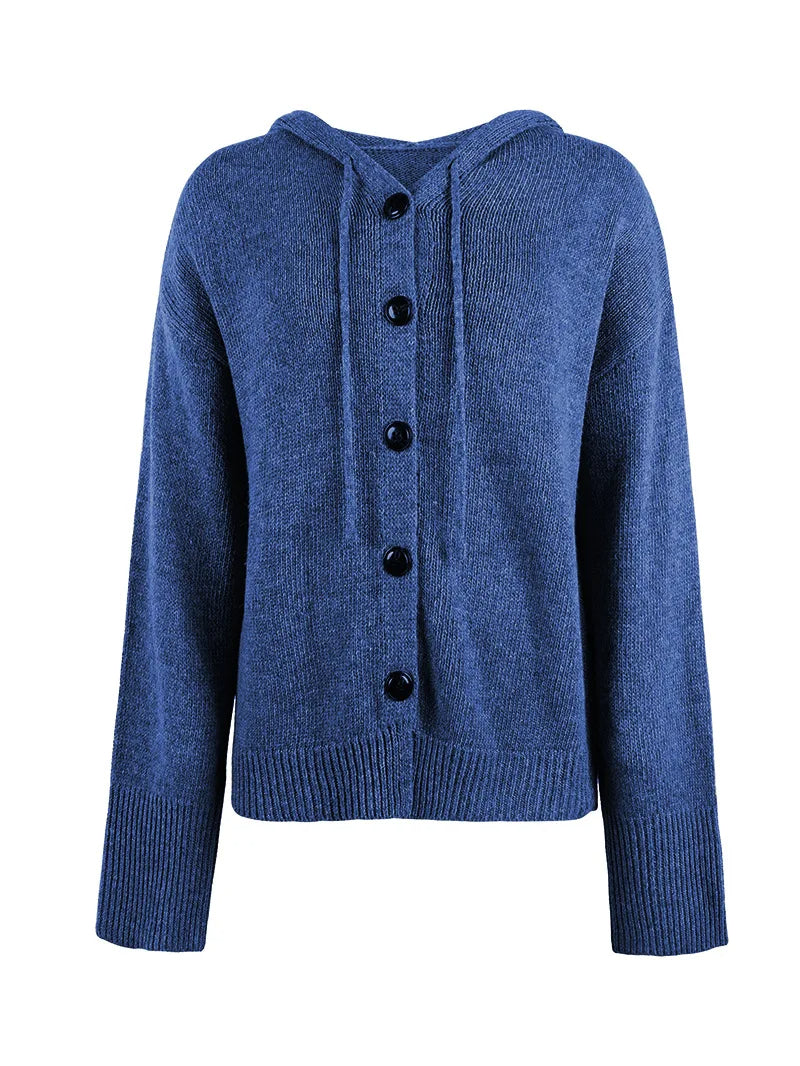 DIMANCHETTE | CARDIGAN CON CAPUCHA