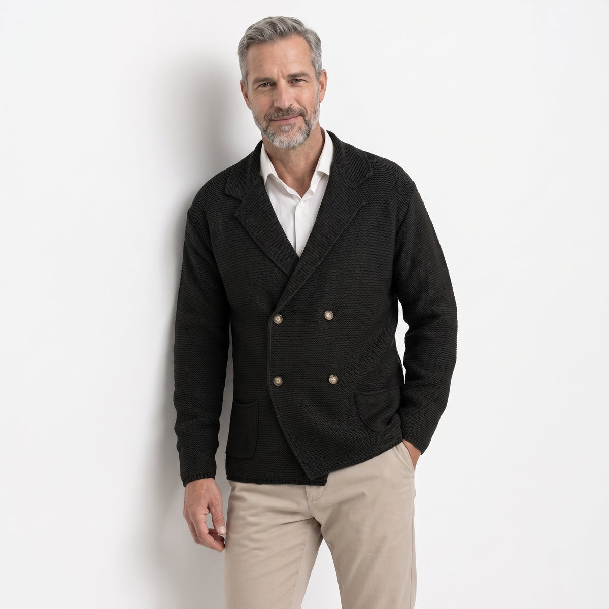 TEXTORIN | BLAZER DE PUNTO TEXTURIZADO