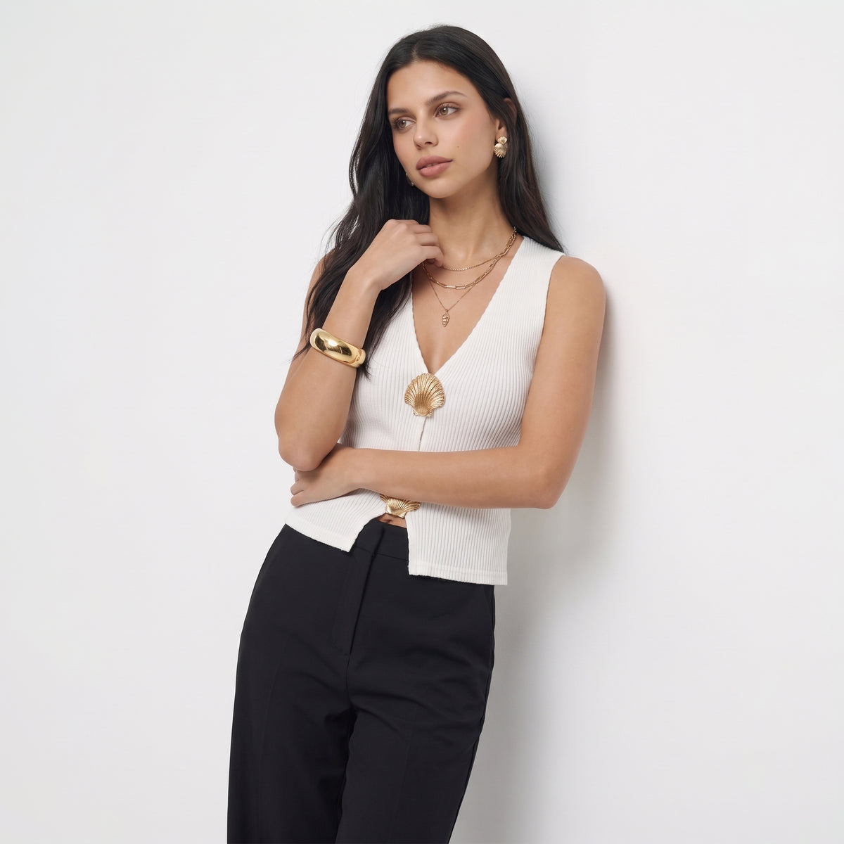 BOUTONNINE | TOP CON BOTONES
