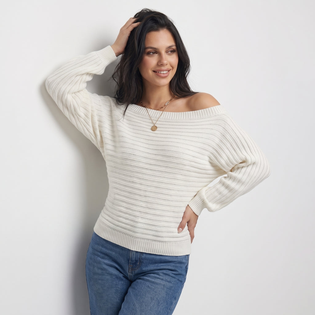 EPAULINE | SUETER OFF-SHOULDER