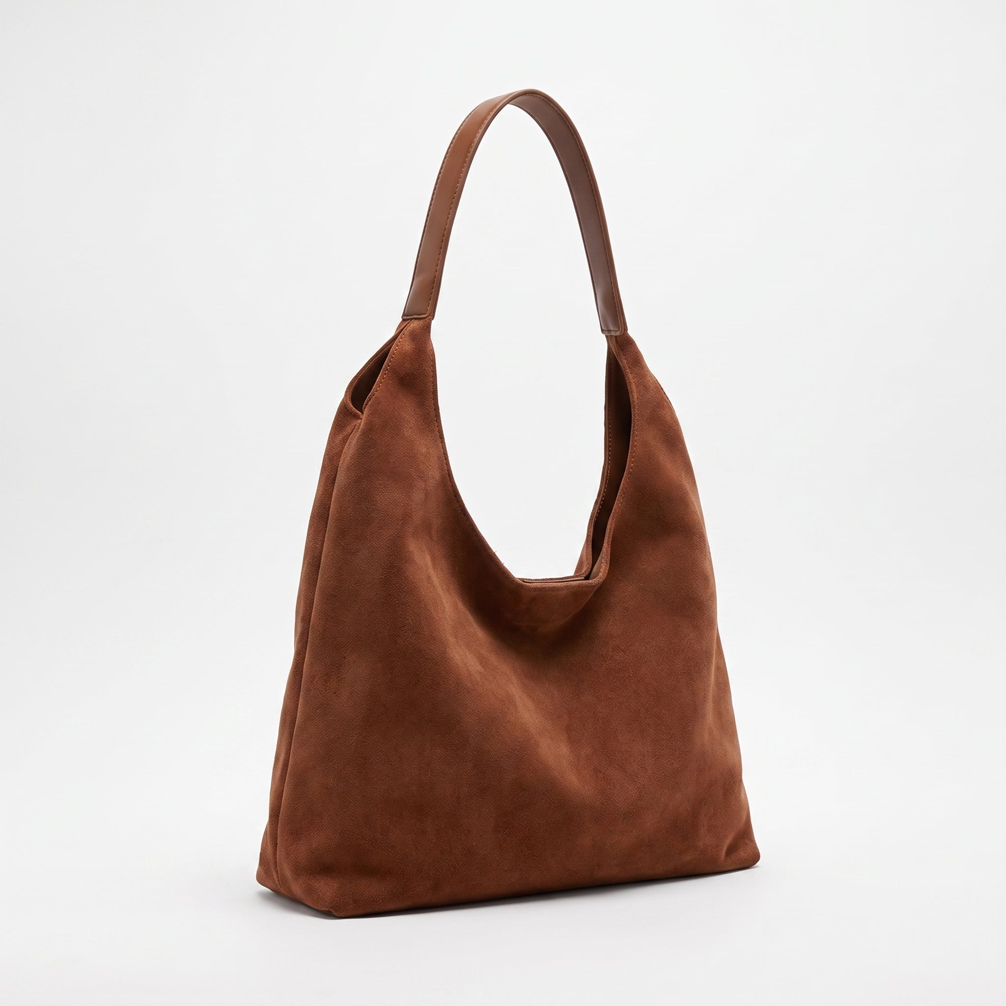 Bolso tote de ante